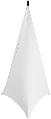 Speaker/Lighting  Stand Skirt, White