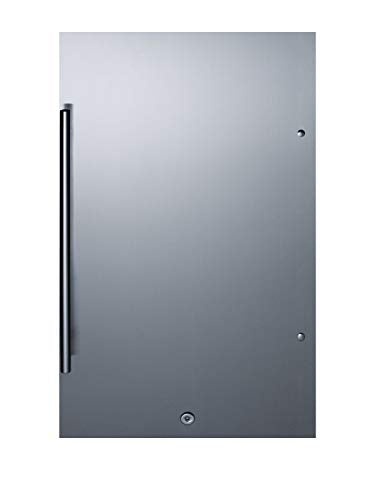 Summit Appliance Spr196Os Commercially Approved Energy Star Certified Outdoor Shallow Depth All-Refrigerator For Built-In Or Fre
