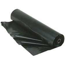 Berry Plastics Film-Gard Plastic Polyethylene Sheeting 4 Mil, Black, 3' X 50'