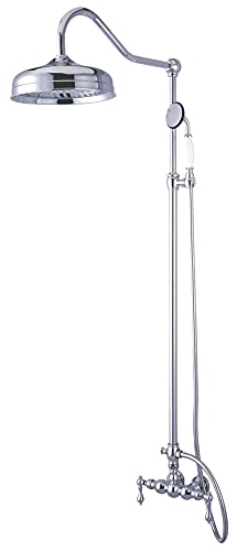 Kingston Brass Cck6171 Vintage Shower Combination, Polished Chrome