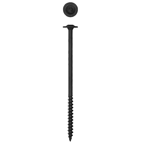 Spax 4581820801525 5/16 X 6'' T-Star Washer Head Black Hcr (High Corrosion Resistant) Powerlag Contractor Pax (50 Pieces Per Box