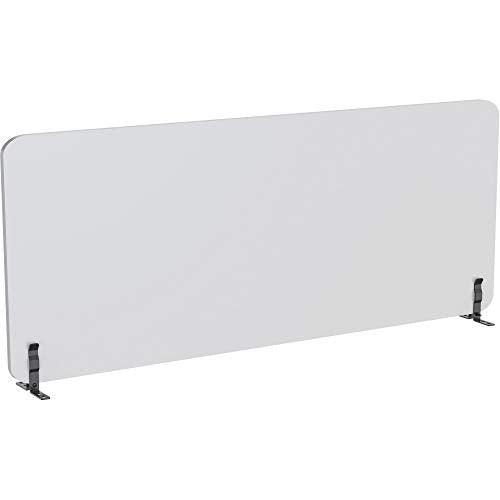 Lorell Acoustic Desktop Privacy Panel Light Gray