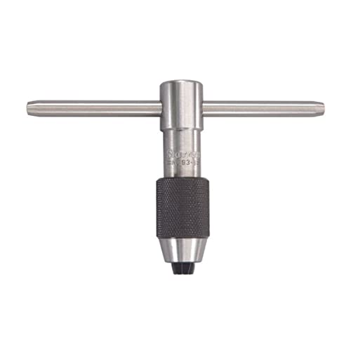 Starrett T-Handle Tap Wrench - Ideal For Holding Taps, Drills, Reamers And Small Tools - 7/32-7/16'' Capacity Tap Size, 2-1/2'' 