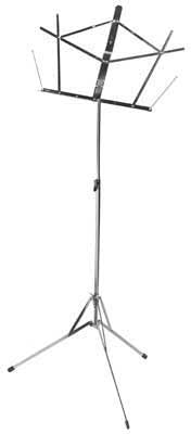 Compact Sheet Music Stand (Nickel, With Bag)