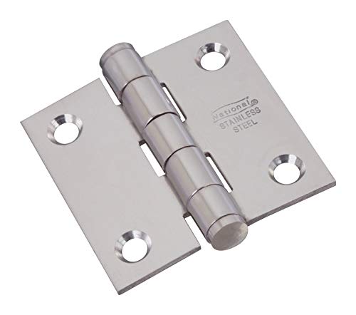 National Mfg N276-964 2 X 2 Stainless Steel Square Corner Door Hinge Specialty Hinge
