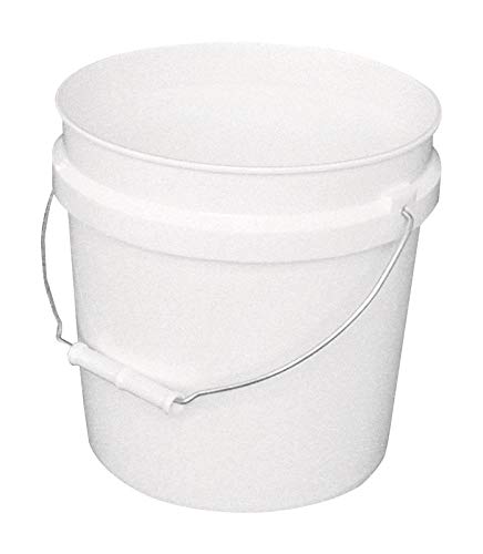 Leaktite White 2 Gal. Plastic Bucket