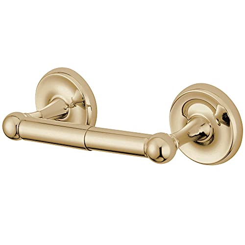Kingston Brass Ba318Pb Classic Toilet Paper Holder, Polished Brass,9-1/4'' Length