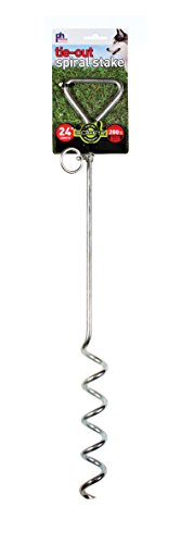 Prevue Pet Products 2112 Heavy-Duty 24'' Spiral Tie-Out Stake