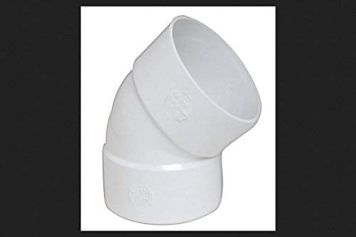 Elbow 45 Pvc S&D 6 Hxh By Plastic Trends Mfrpartno P506