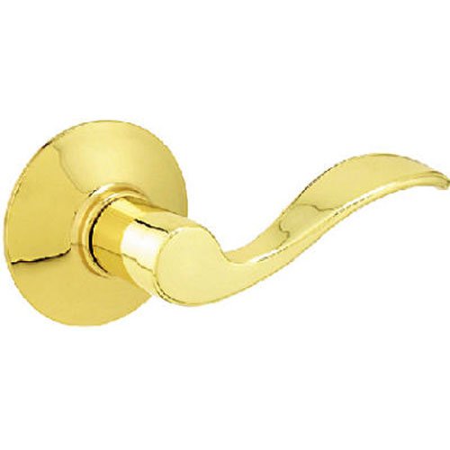 Schlage Lock F170V Accent 605 Rh Dummy Lockset, Brass