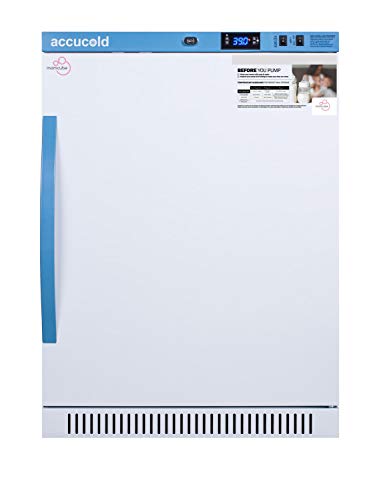 Summit Mlrs6Mc 6 Cu Ft Ada Momcube Breast Milk Refrigerator -4 Shelves