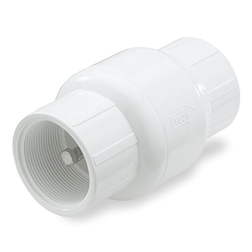 Nds 1001-15 1-1/2'' Pvc Ips Spring Check Valve F By F 6-3/16'' Length