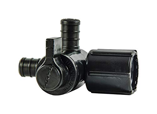 Ecopoly 31913 Sw Bypass Valve, 1/2'' X 1/2'' Fpt X 1/2'', 0.5'' Id, Crimp, Plastic (Pack Of 2)