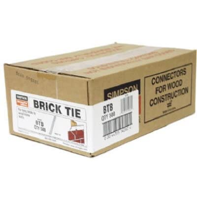 Simpson Strong-Tie Brick Tie 78W X 6-116 L 22 Ga Galvanized