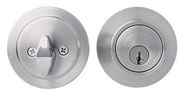 Homeplus Deadbolt Single Cylinder 2-3/8'' Or 2-3/4'' Bkst Kw1