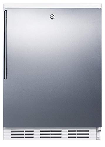 Summit Appliance Ff7Lwsshv Accucold Freestanding All-Refrigerator, Factory-Installed Lock, 5.5 Cu.Ft Capacity, Automatic Defrost