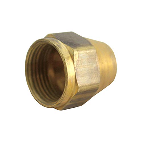 Jmf Brass Flare Nut 38 In. Dia. - Case Of: 1010