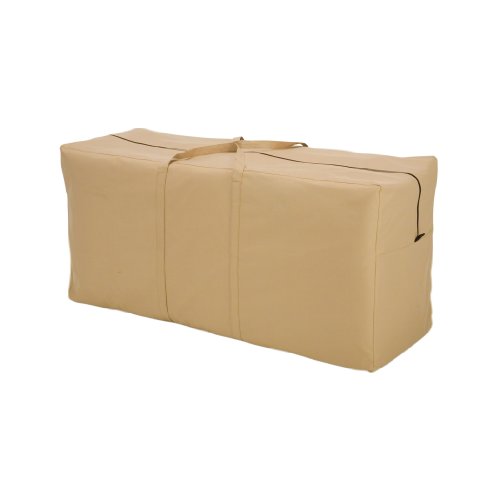 58982 Classic Accessories Terrazzo Patio Seat Cushioncover Storage Bag Sand One Size 1