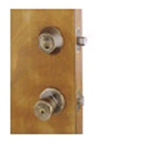 Homeplus Knob Door Lock Entry 1-38To1-34 Antique Brass