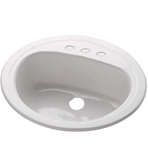 Bootz Industries 021-2445 Azalea Porcelain Enameled Steel 20 X 17 Lavatory Sink In White