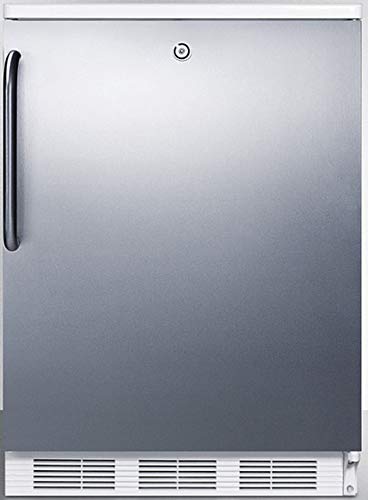 Summit Appliance Ff6Lw7Sstb Commercially Listed Freestanding All-Refrigerator For General Purpose Use With Auto Defrost, Lock, S