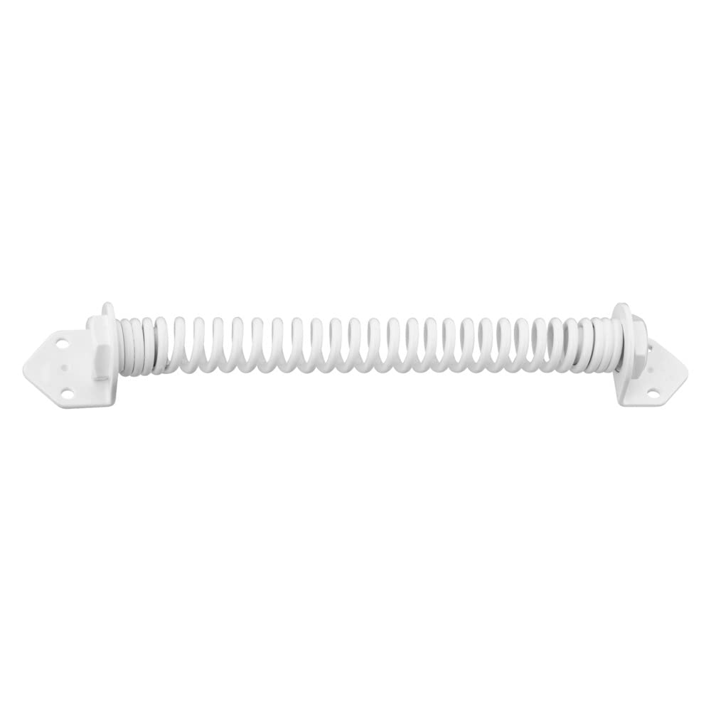 National Hardware N342-741 V850 Door And Gate Spring In White,11 Inch