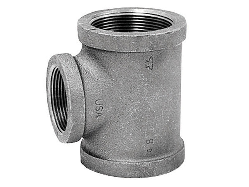 Tee Black 1-1/4X1-1/4X1 (Pack Of 1)