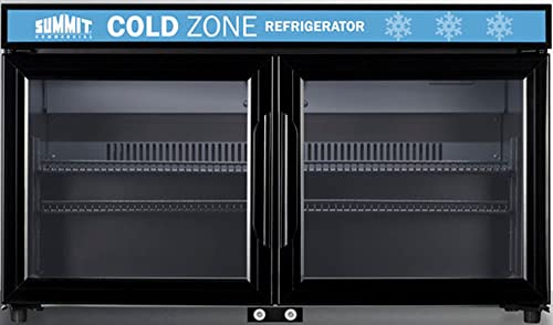 Summit Appliance Scr3502Dll Countertop Shallow Depth Single-Zone Commercial Refrigerator For Freestanding Use With French Glass 