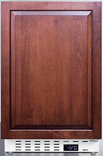 Summit Appliance Alfz36If Built-In Undercounter Ada Compliant Residential All-Freezer In White With Panel Ready Door, Door Stora