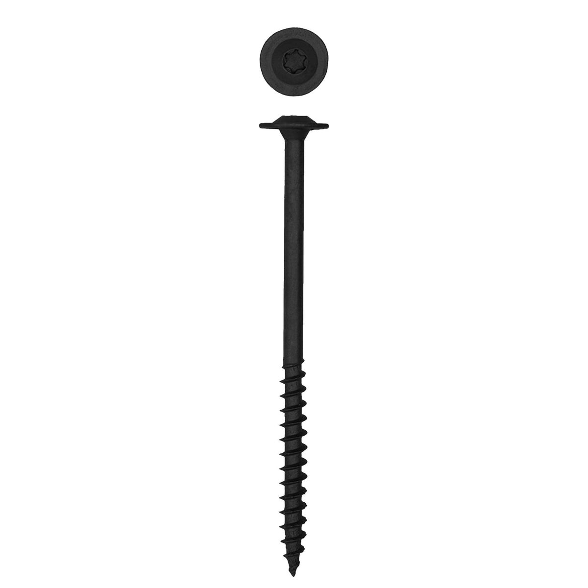 Spax 4581820801275 5/16 X 5'' T-Star Washer Head Black Hcr (High Corrosion Resistant) Powerlag Contractor Pax (50 Pieces Per Box