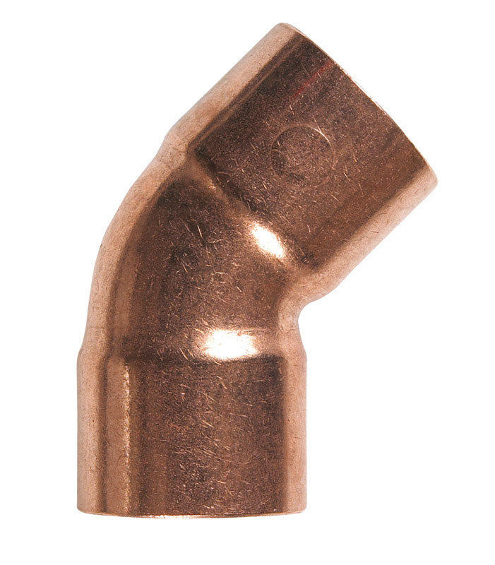 Elbow 45 3/8''&3/8'' Copr (Pack Of 1)