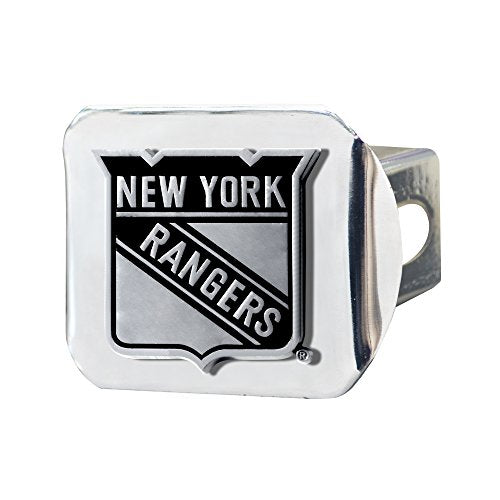 Fanmats 17168 Nhl - New York Rangers Hitch Cover , Black, 4 1/2'' X 3 3/8''/Small