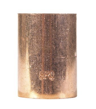 Mueller Streamline 1-1/4 In. Sweat X 1-1/4 In. Dia. Sweat Copper Coupling With Stop