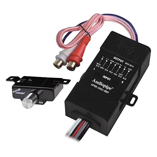 Audiopipe Apnr-2002-Rmt Hi Low Adapter Line Output Converter Rca Out Sub Control