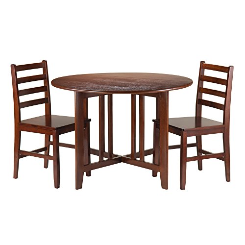 Winsome Alamo Dining, 2 Chairs, Walnut