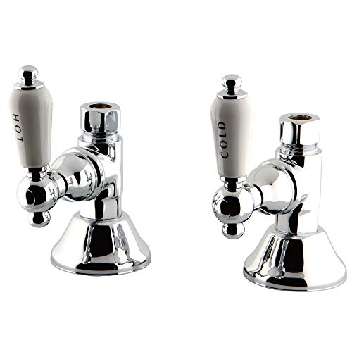 Kingston Brass Cck44151Pl Trimscape Straight Stop Shut Off Valve, Polished Chrome