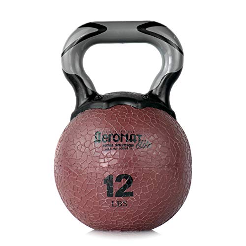 Agm Group Aeromat Elite Kettlebell Medicine Balls 12 Lbs Maroon