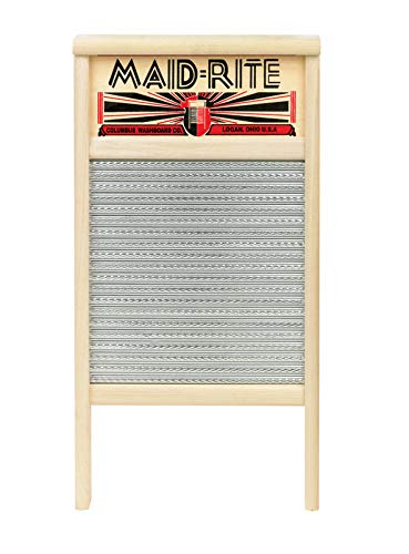 Maid-Rite Washboard 12-716 X 23-34 Overall Wood Bulk