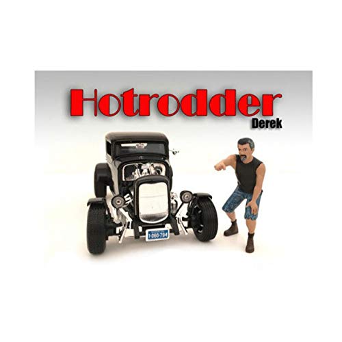 American Diorama Hotrodders Derek Figure For 1:18 Scale Models 24007