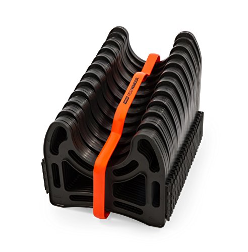Camco 20 Ft (43051) Sidewinder Rv Sewer Hose Support, Made From Sturdy Lightweight Plastic, Wont Creep Closed, Holds Hoses In Pl