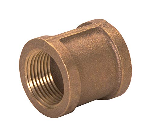 Jmf Reducing Coupling Threaded 12  X 14  Red Brass Lead Free