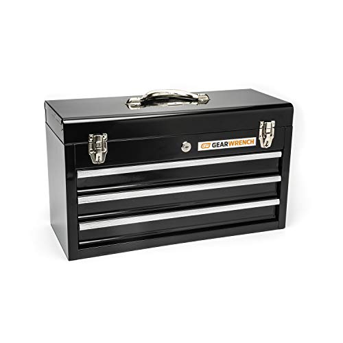 Gearwrench 20Inch 3 Drawer Steel Tool Box, Black - 83151
