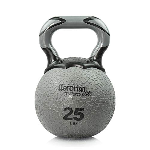 Agm Group Aeromat Elite Kettlebell Medicine Balls 25 Lbs Grey