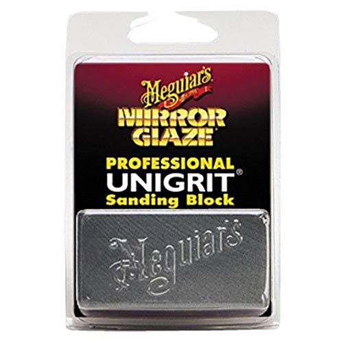 Meguiar   S K2000 Mirror Glaze 2000 Grit Unigrit Sanding Block, 1 Pack