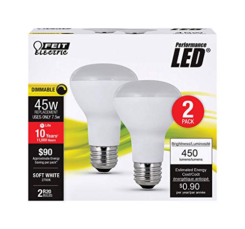Led R20 7.5W450L2700K2Pk
