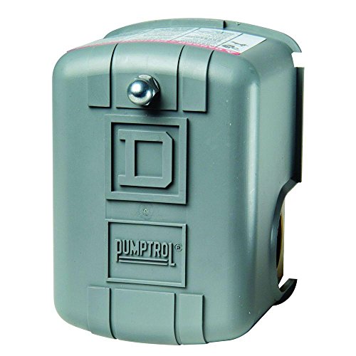 Schneider Electric Square D Fsg2J21Cp 30-50 Psi Pumptrol Water Pressure Switch, Grey Cover