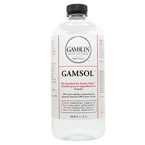 Artists Grade Gamsol Oil Color Size: 1 Liter, 33.8 Fl. Oz.