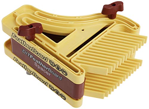 Milescraft 1407 D/Tfeatherboard Dual Or Tandem Featherboards For Router Tables And Table Or Band Saws , Yellow