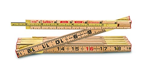 Lufkin Tx46N Red End Folding Wood Rule, 6-Inch