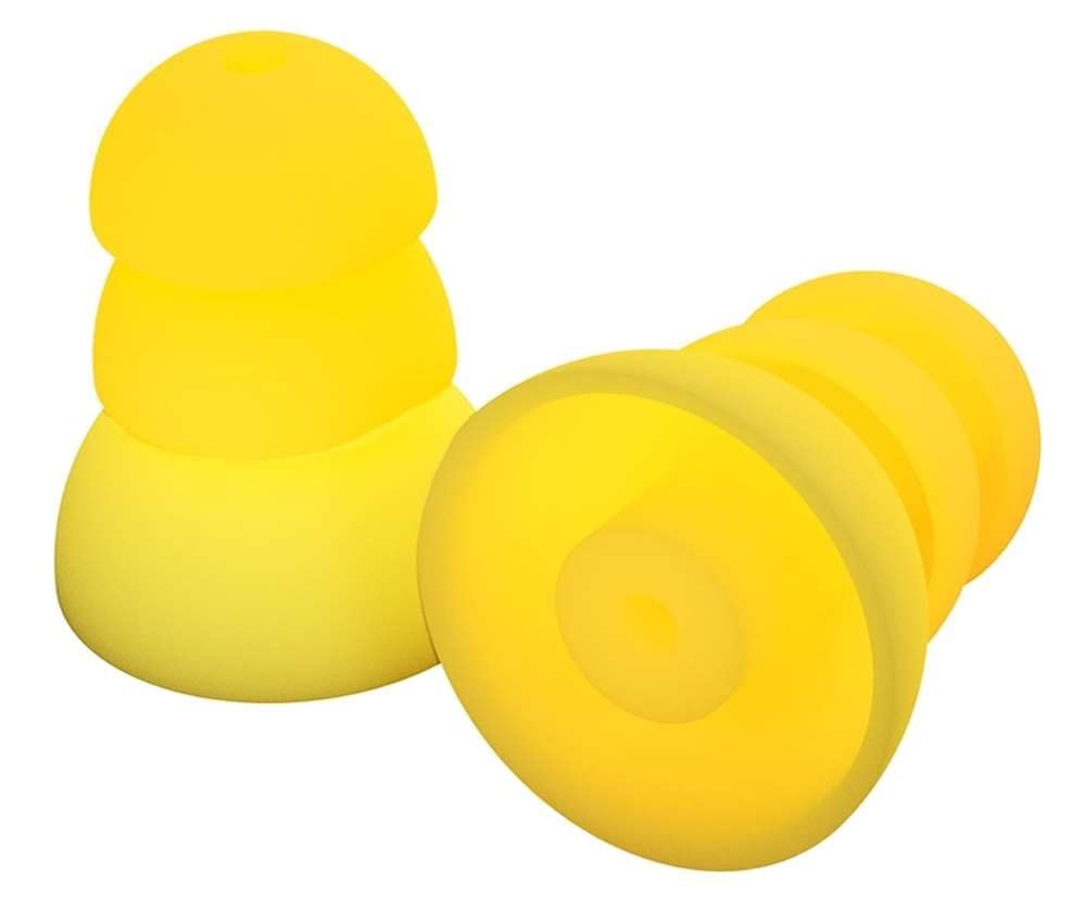 Plugfones Prpsy10 Prp Sy10 Comfortiered Silicone Replacement Earplugs 10Pkg 5 Pa Yellow